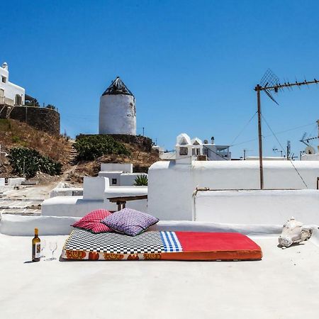 Eclectic & Artistic House In Mykonos Town别墅 外观 照片