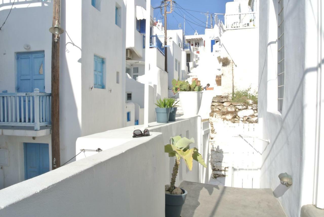 Eclectic & Artistic House In Mykonos Town别墅 外观 照片